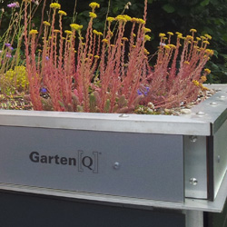 Green roof on garden house